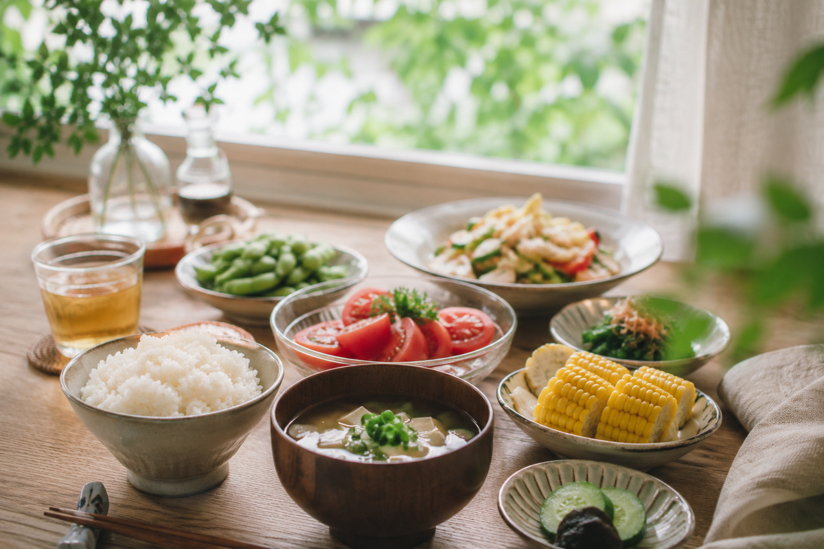 旬をいただく、夏の食卓。