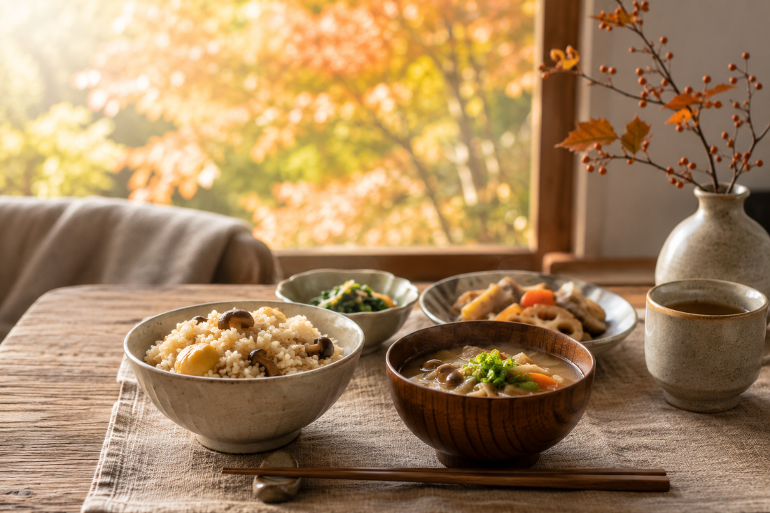 実りをいただく、秋の食卓。