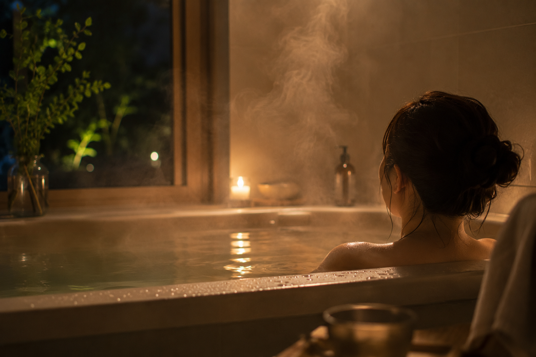 夏の夜は、湯気を眺める。