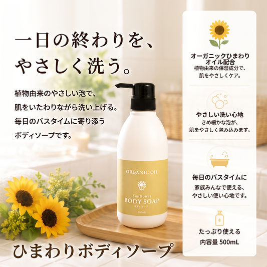 オーガニックOILボディソープ 500mL