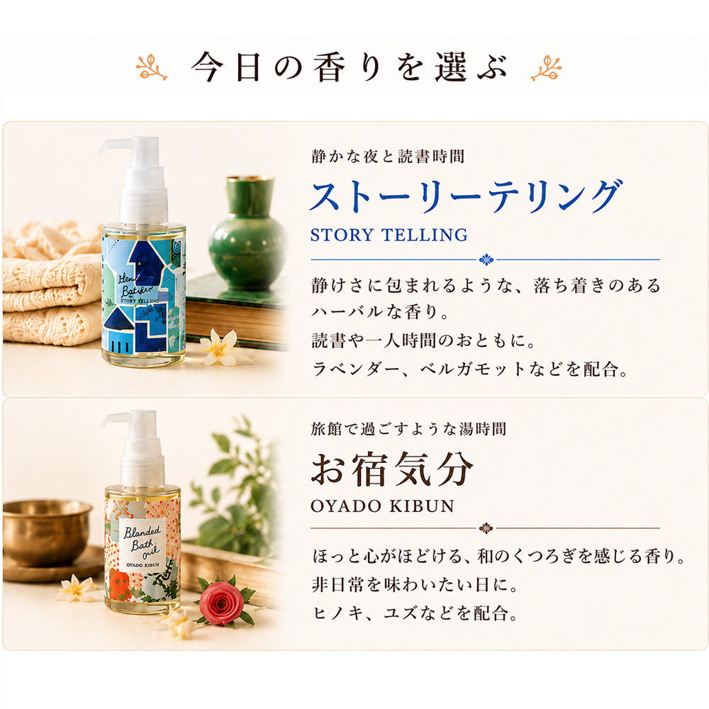 ブレンドバスオイル 28ml