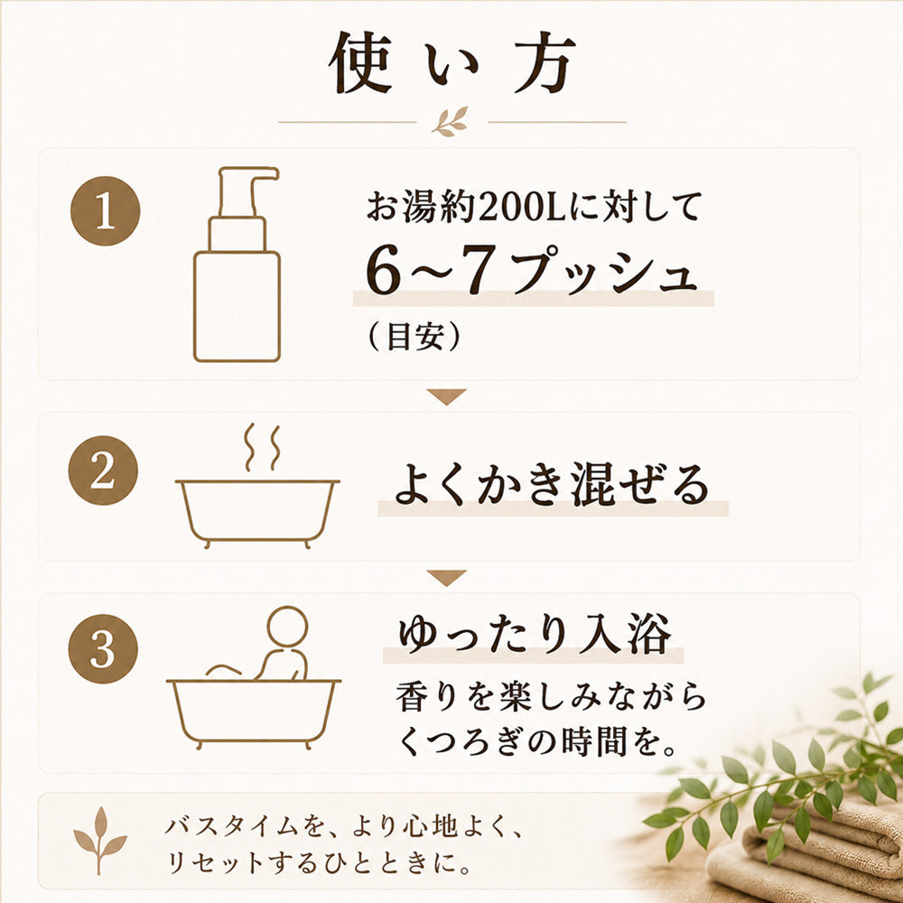 ブレンドバスオイル 28ml