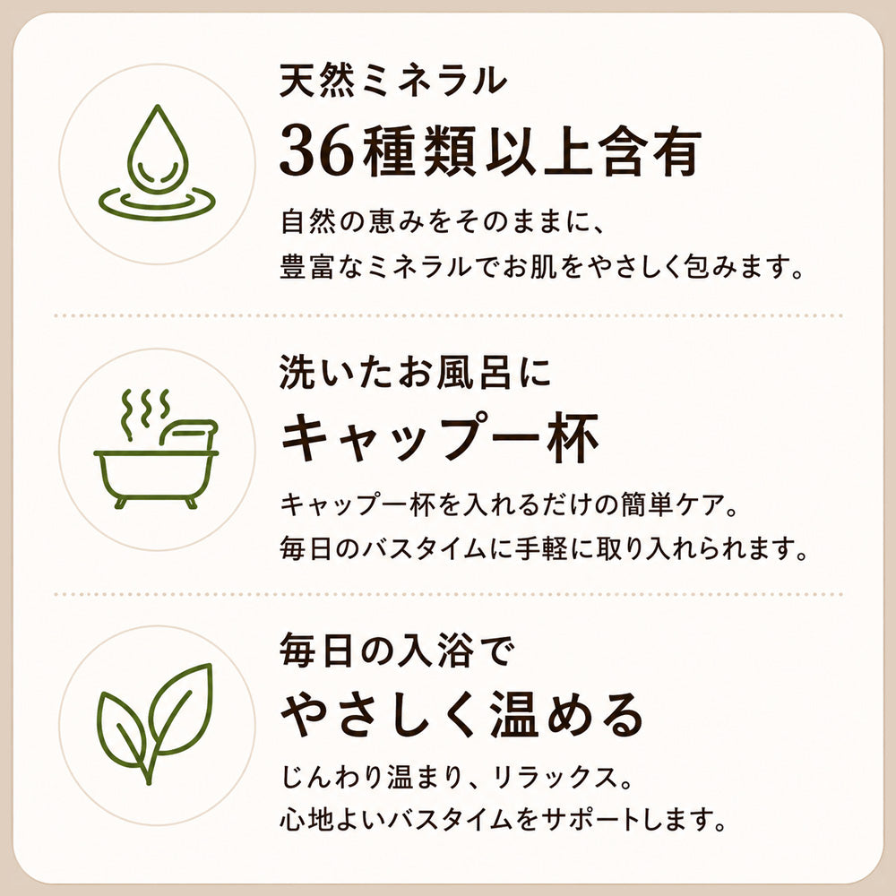 ミネラル鉱泉浴 1L
