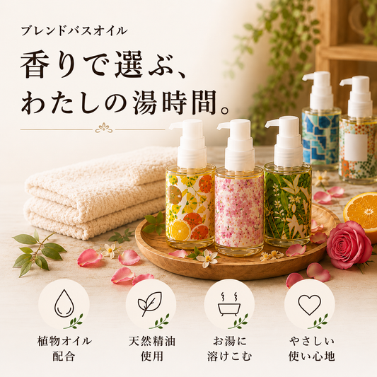 ブレンドバスオイル 28ml