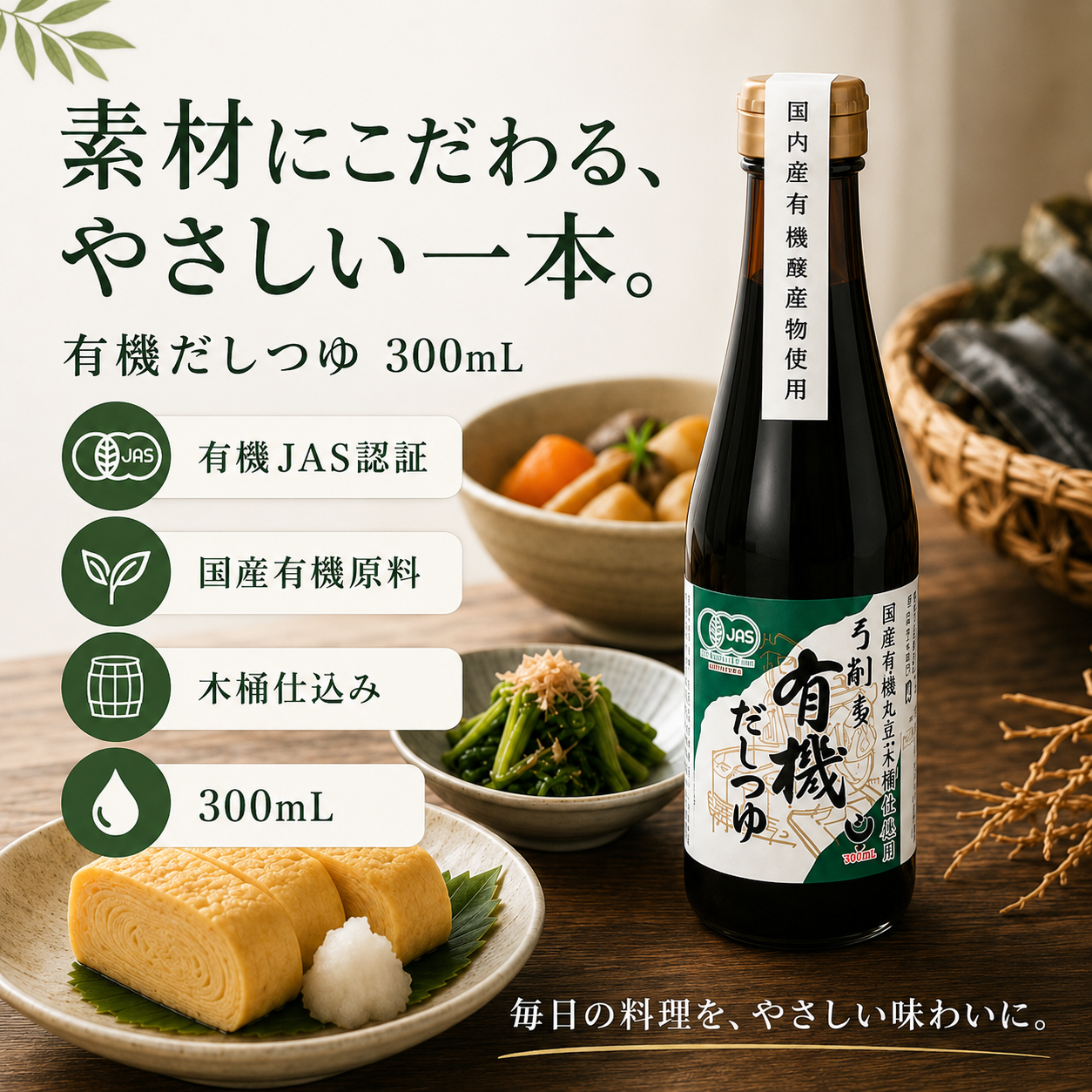 弓削多有機だしつゆ