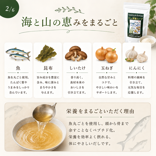 だし＆栄養スープ 500g